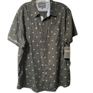 NWT: AEROPOSTALE Men’s Short Sleeve Button/up Shirt Size 3XL